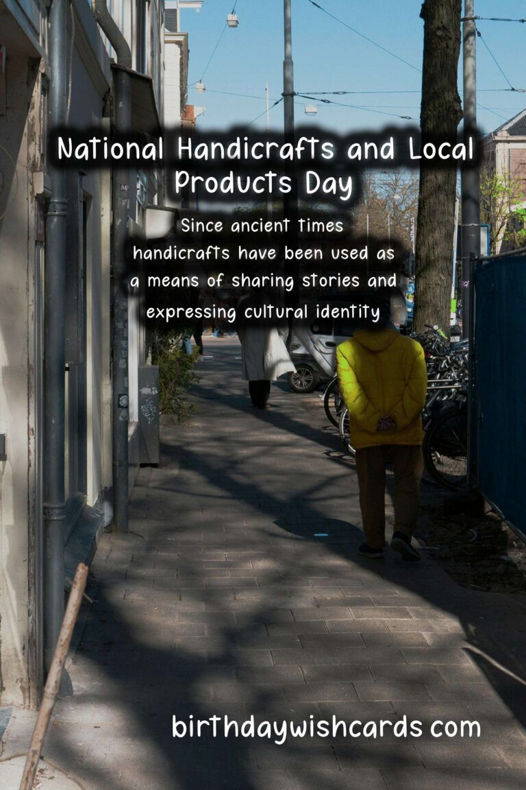 Celebrate National Handicrafts and Local Products Day on December 20