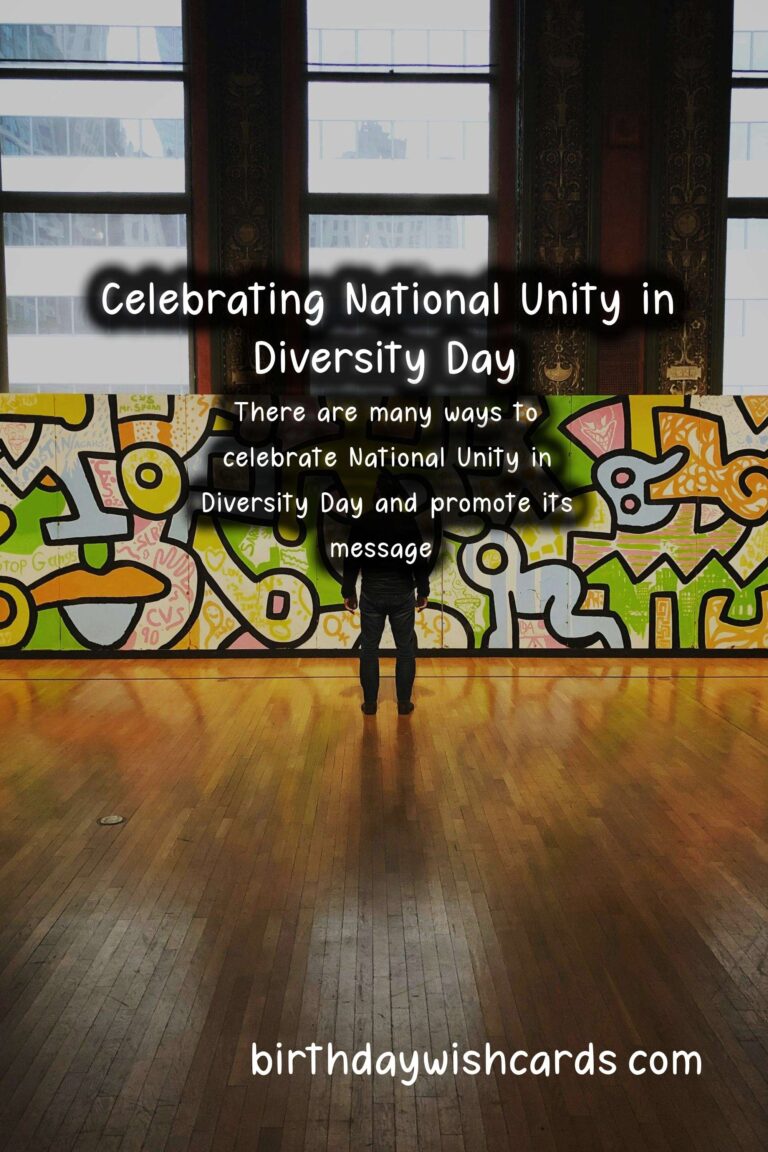 Celebrate National Unity in Diversity Day - May 20 with Joy and Harmony