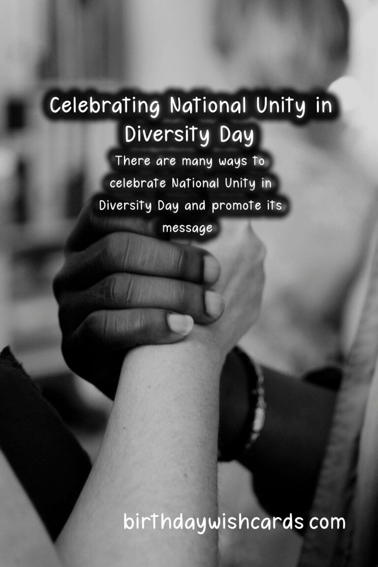 Celebrate National Unity in Diversity Day – May 20 with Joy and Harmony
