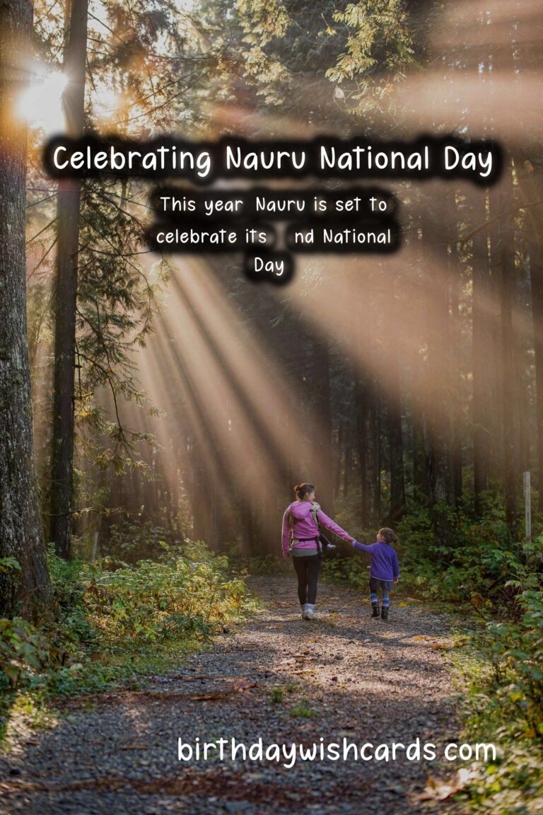Celebrate September 1 with Nauru National Day