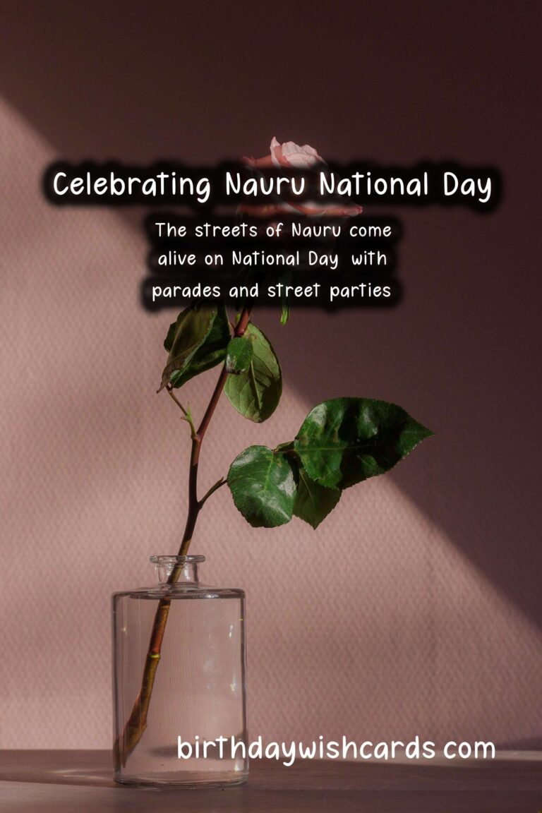Celebrate September 1 with Nauru National Day