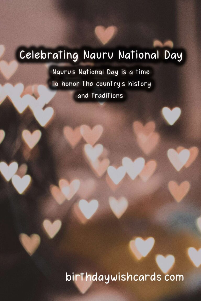 Celebrate September 1 with Nauru National Day