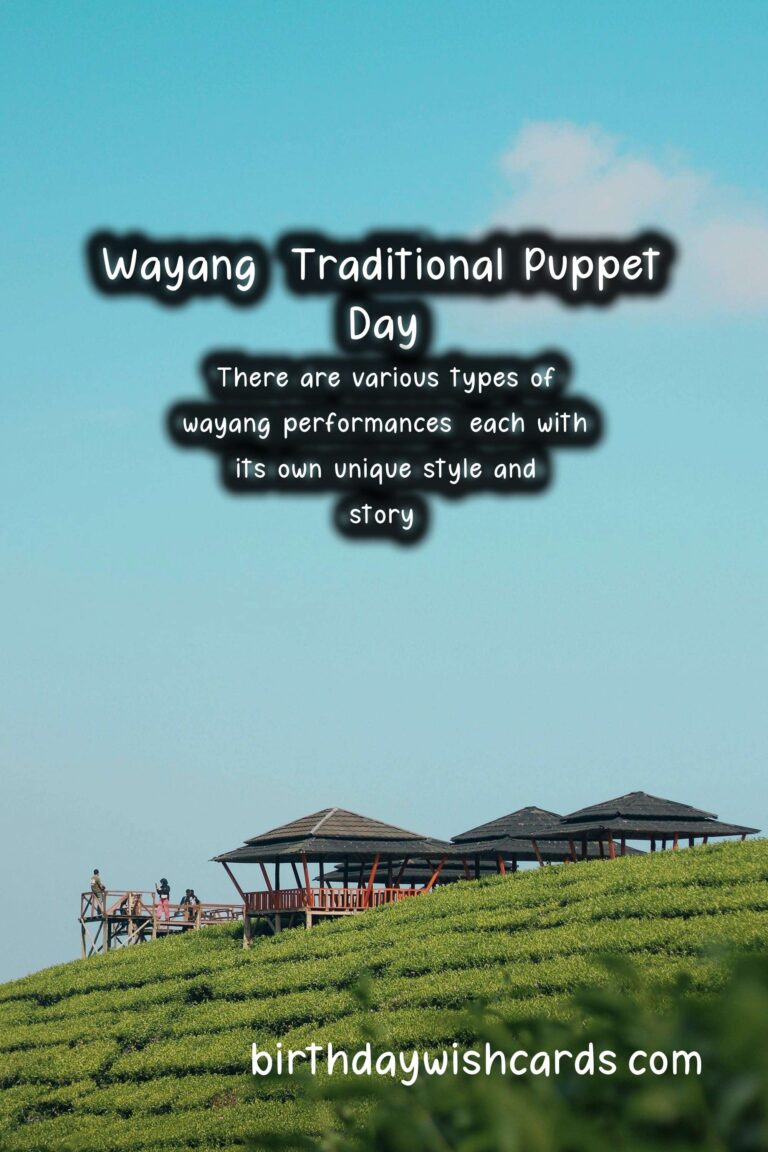 Celebrate Wayang (Traditional Puppet) Day on March 1
