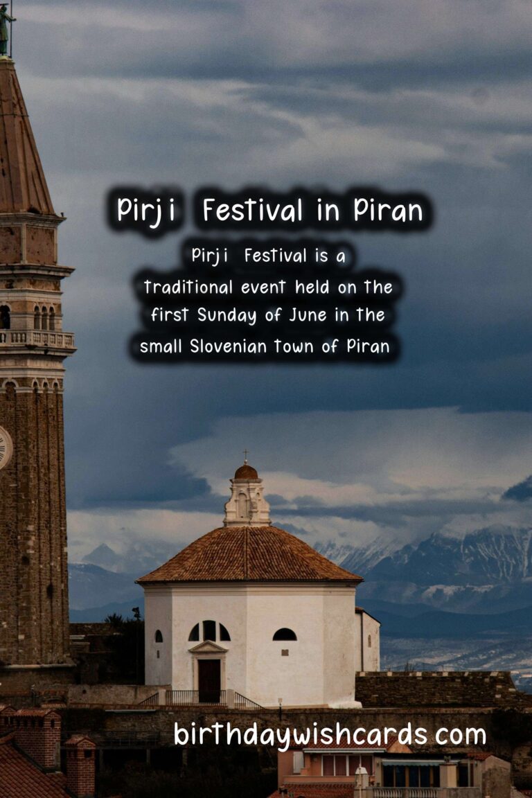 Celebrate the Colorful Pirjič Festival on the First Sunday in June