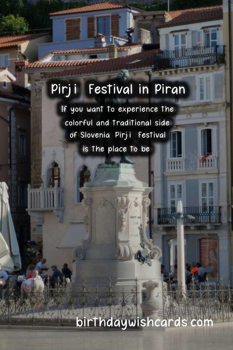 Celebrate the Colorful Pirjič Festival on the First Sunday in June