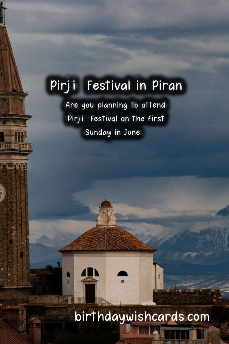 Celebrate the Colorful Pirjič Festival on the First Sunday in June