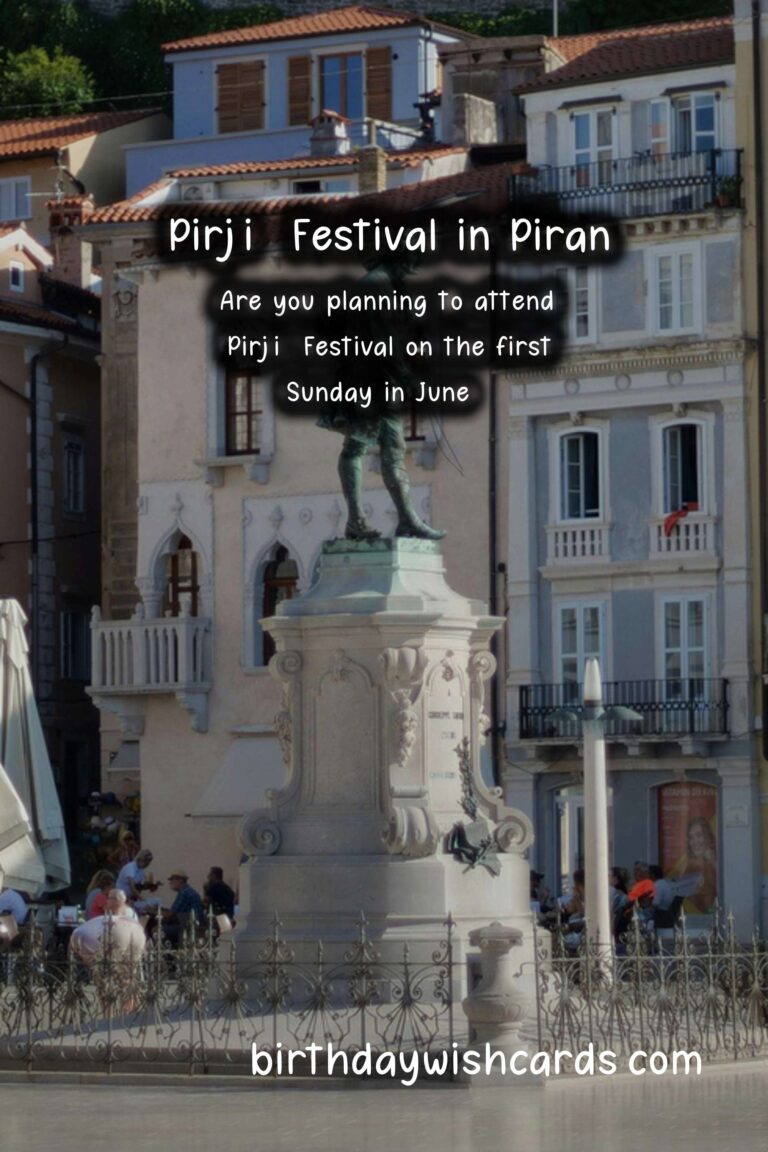 Celebrate the Colorful Pirjič Festival on the First Sunday in June
