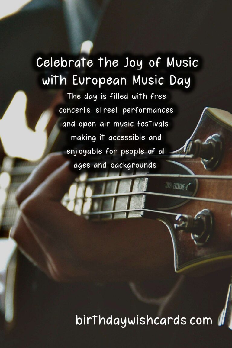 Celebrate the Joy of Music with European Music Day - June 21