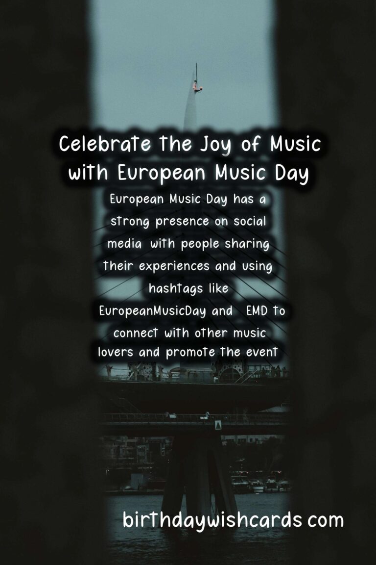 Celebrate the Joy of Music with European Music Day - June 21