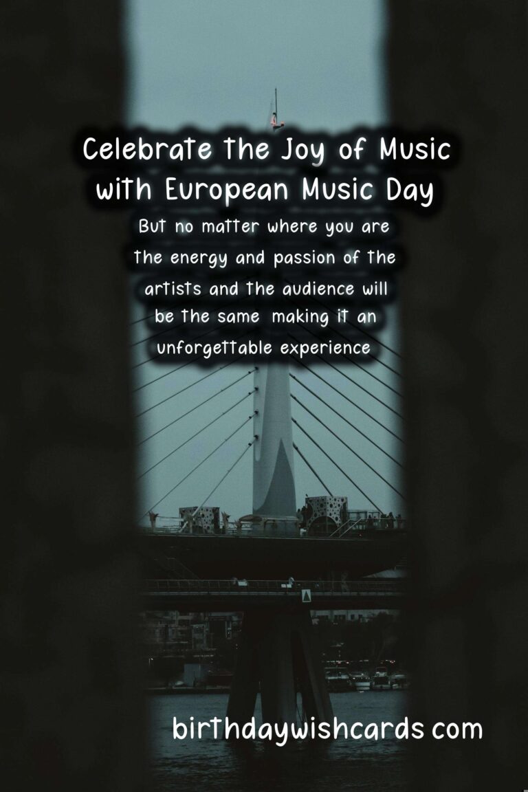 Celebrate the Joy of Music with European Music Day - June 21