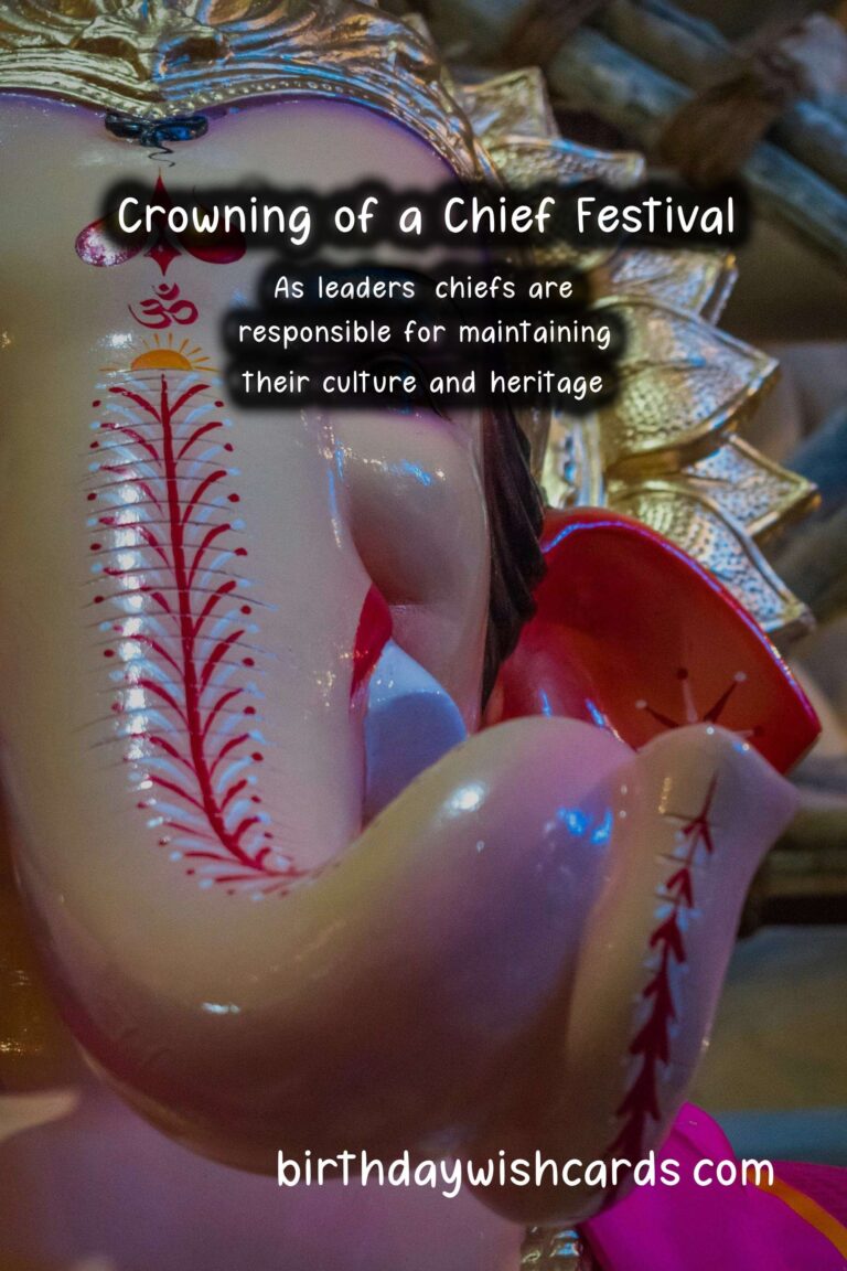 Celebrate the Tradition of Crowning a Chief on June 29th