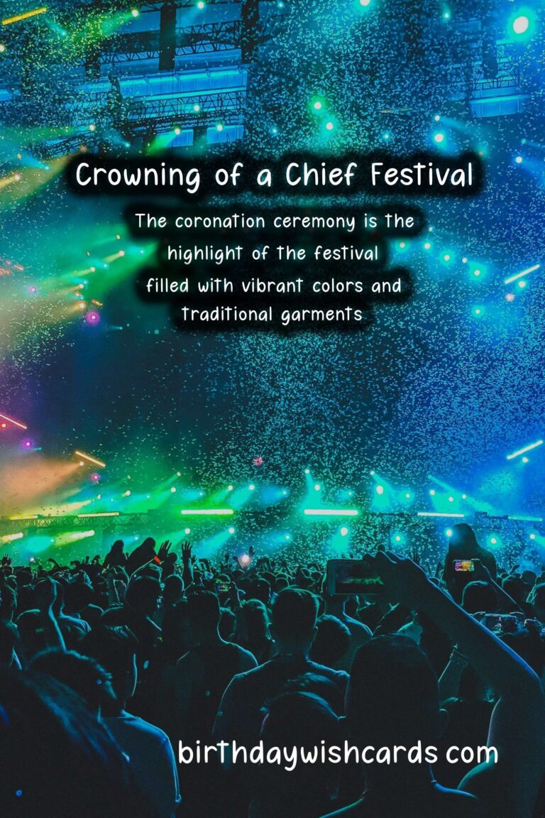 Celebrate the Tradition of Crowning a Chief on June 29th