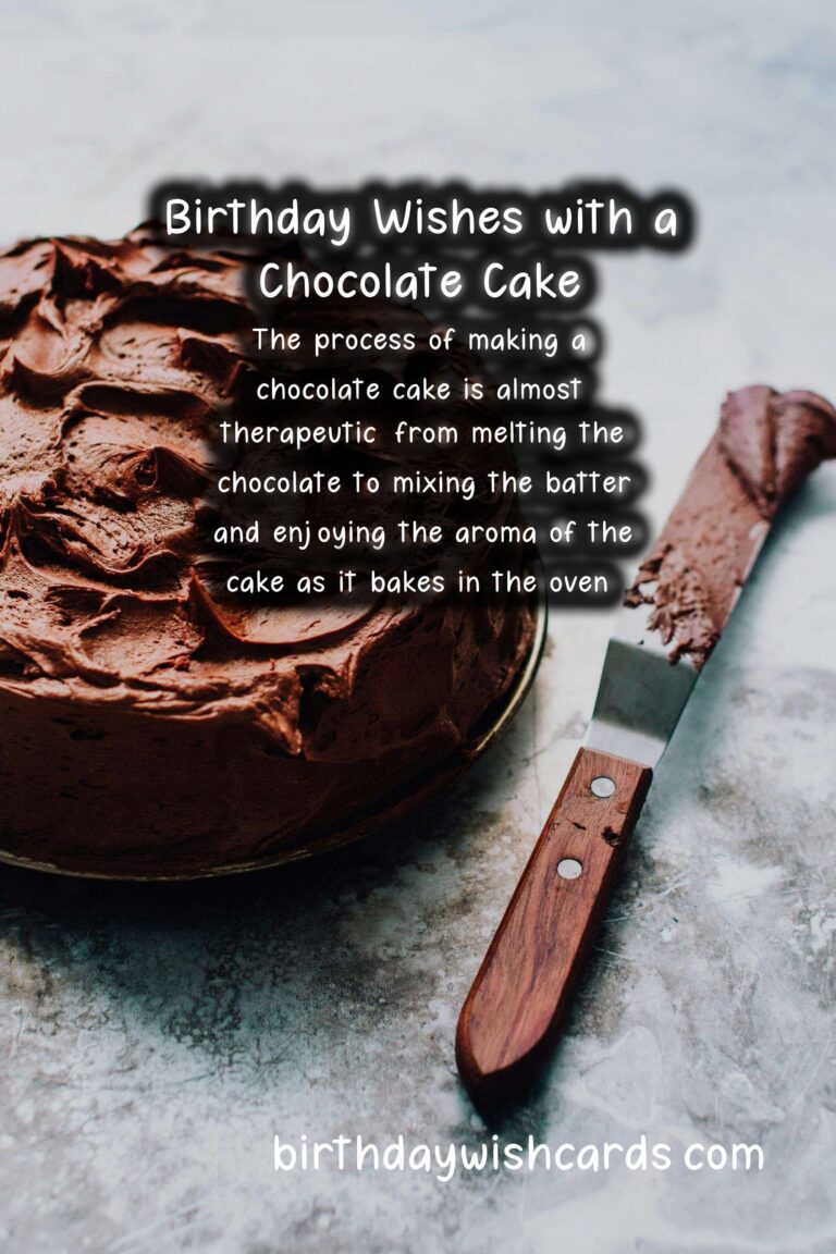 Chocolate Cake Birthday Wishes: Rich Celebrations and Chocolate Charms