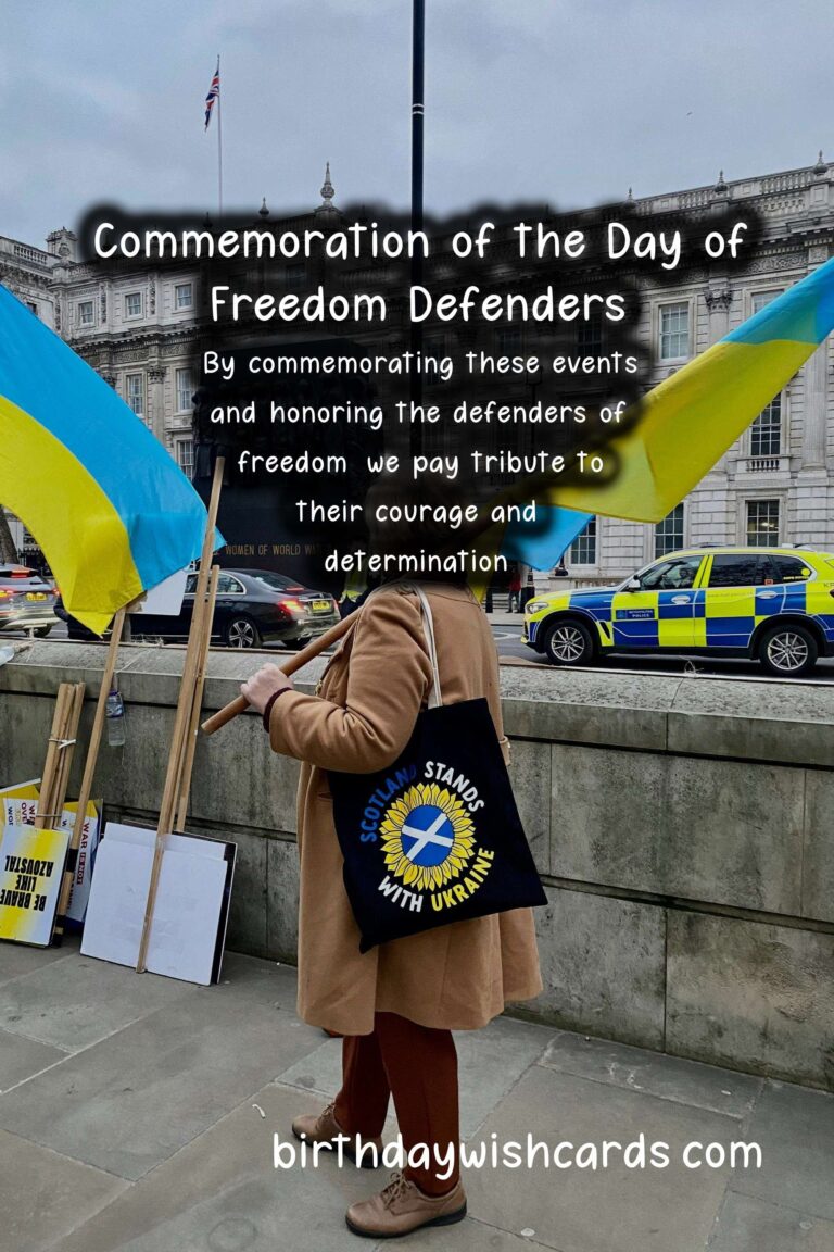 Commemoration of the Day of Freedom Defenders - January 13