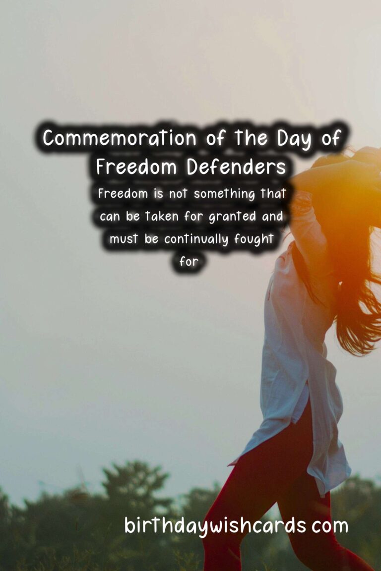 Commemoration of the Day of Freedom Defenders - January 13
