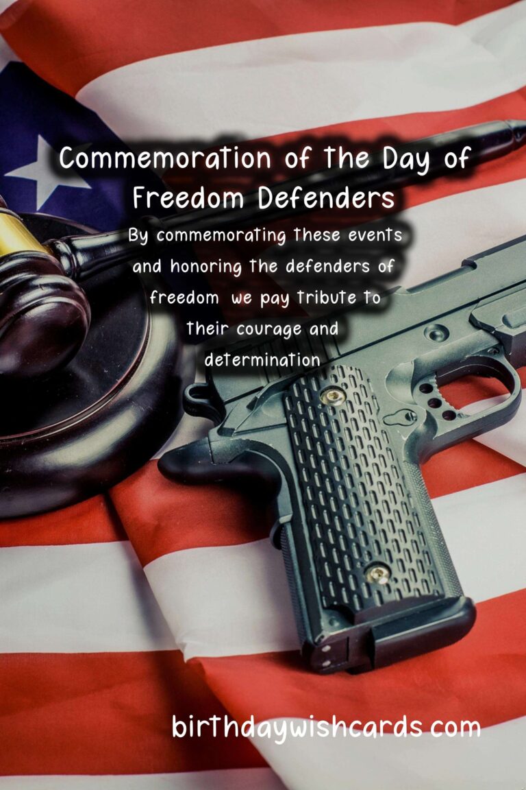 Commemoration of the Day of Freedom Defenders - January 13