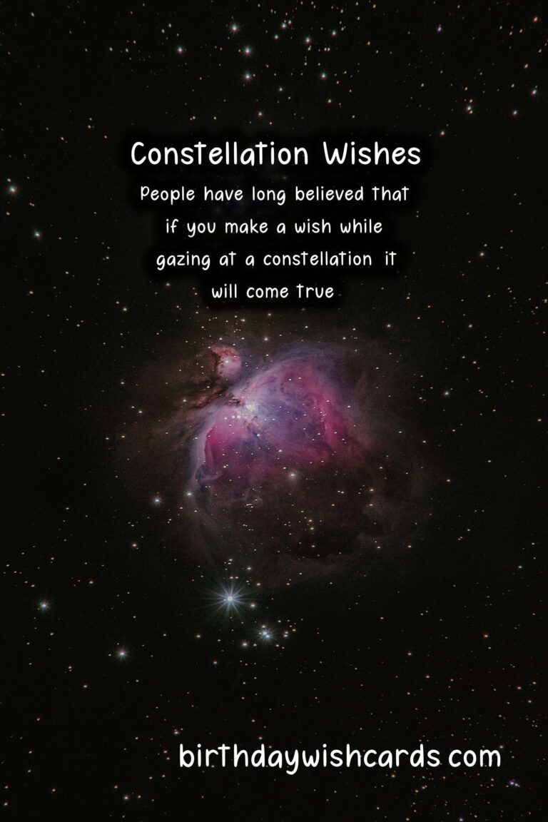 Constellation Wishes: Mapping Celestial Stories