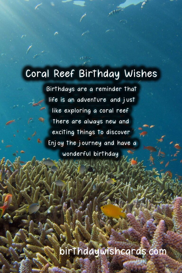 Coral Reef Birthday Wishes: Vibrant and Diverse Celebrations