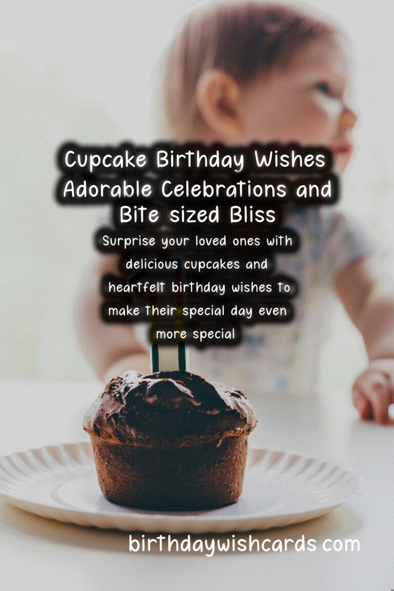 Cupcake Birthday Wishes: Adorable Celebrations and Bite-sized Bliss