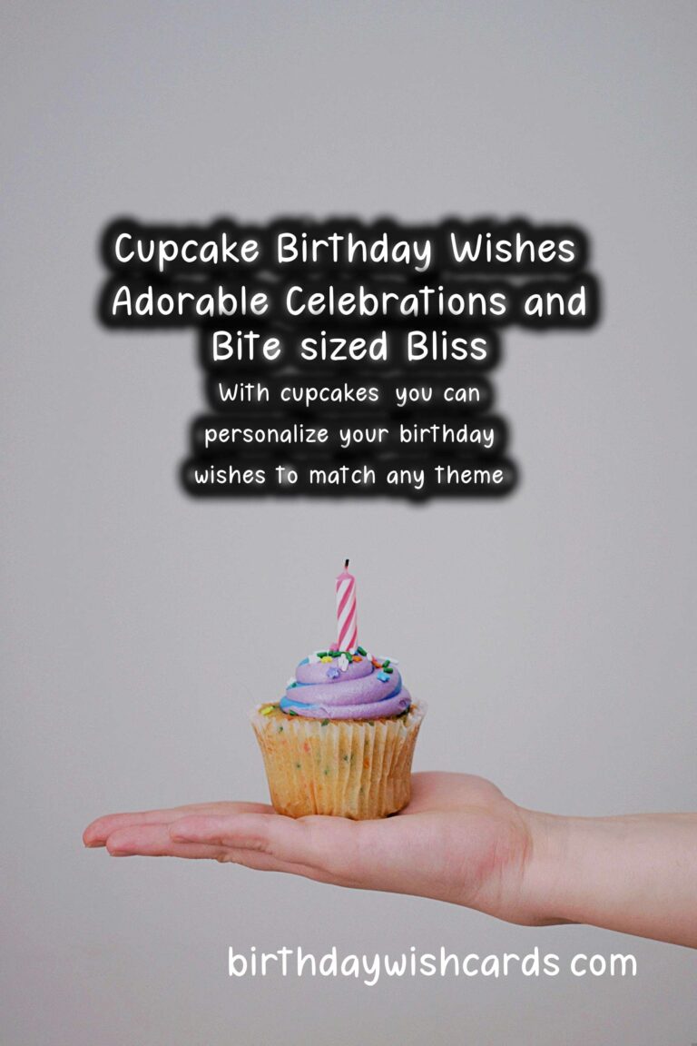 Cupcake Birthday Wishes: Adorable Celebrations and Bite-sized Bliss