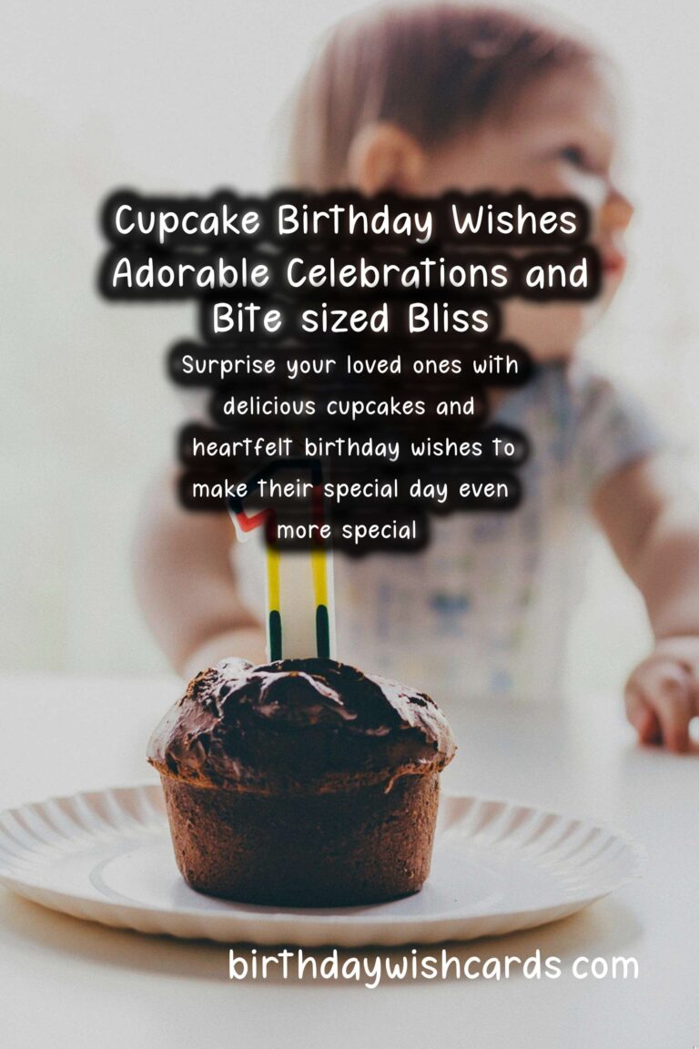 Cupcake Birthday Wishes: Adorable Celebrations and Bite-sized Bliss