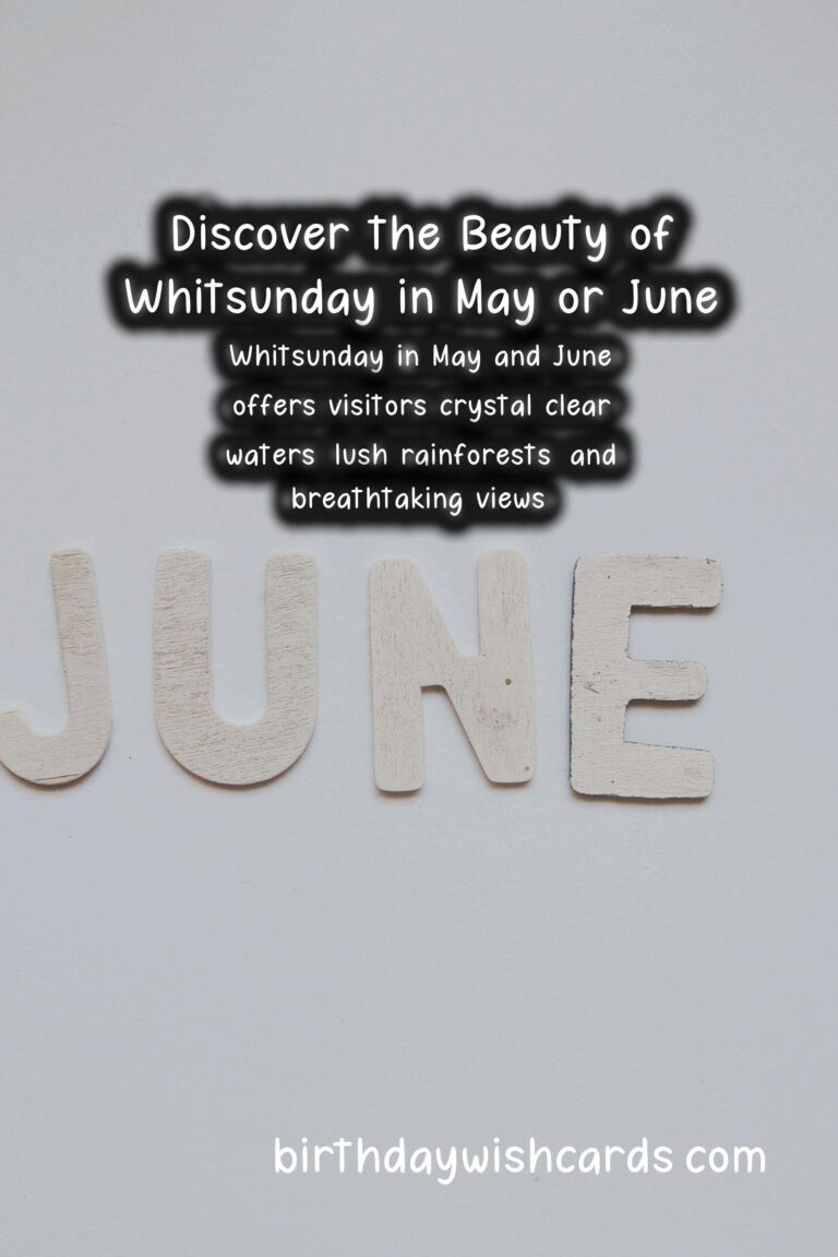 Discover the Beauty of Whitsunday in May or June