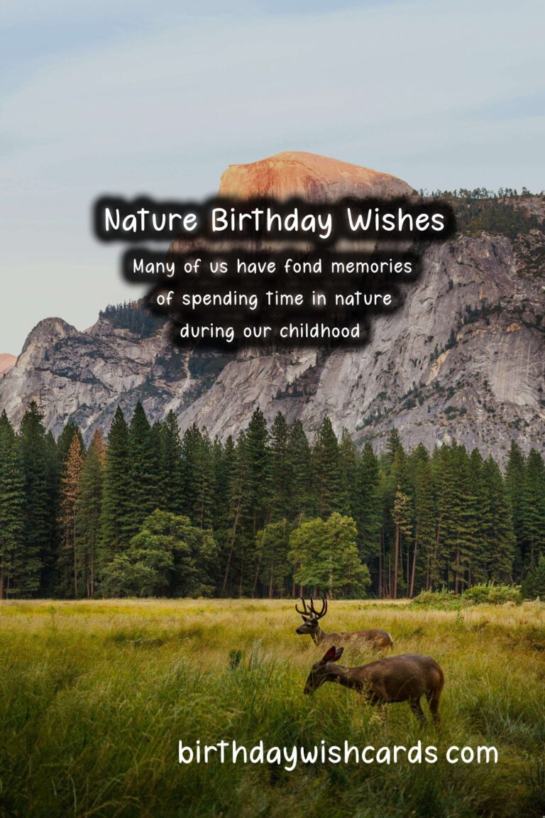 Earthly Birthday Wishes: Grounded in Nature’s Beauty