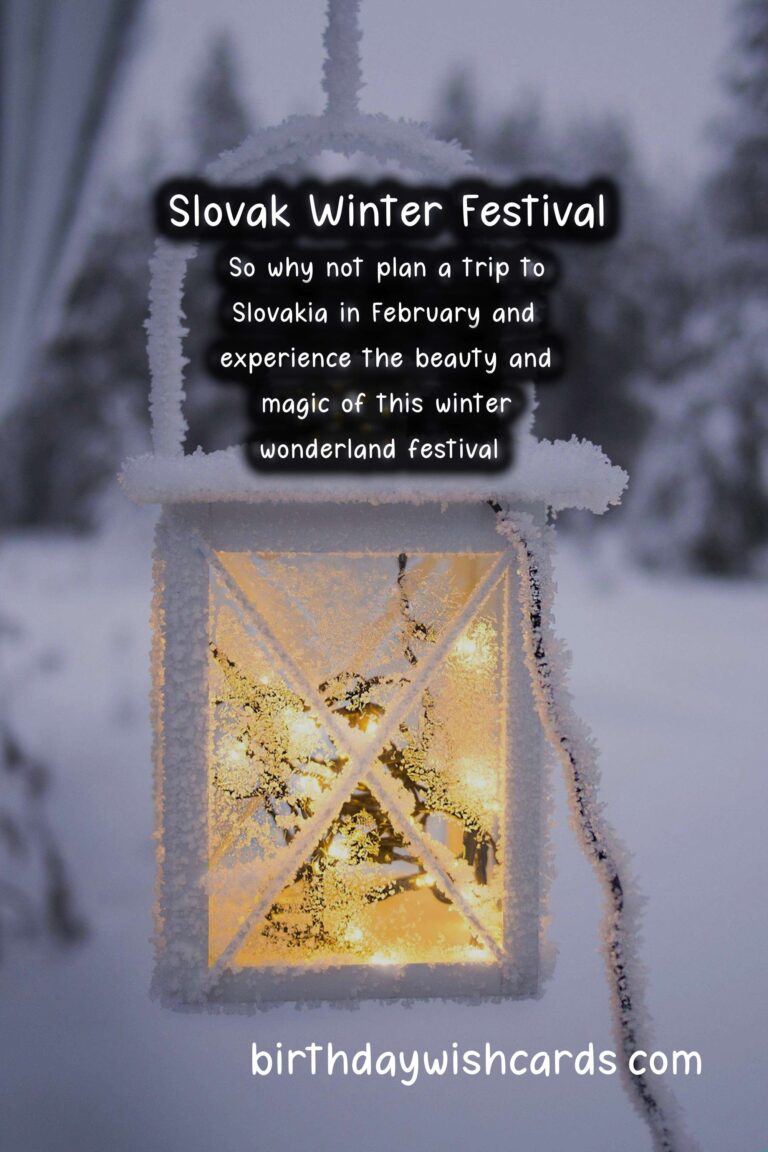 Experience the Beauty and Magic of Slovak Winter Festival in February