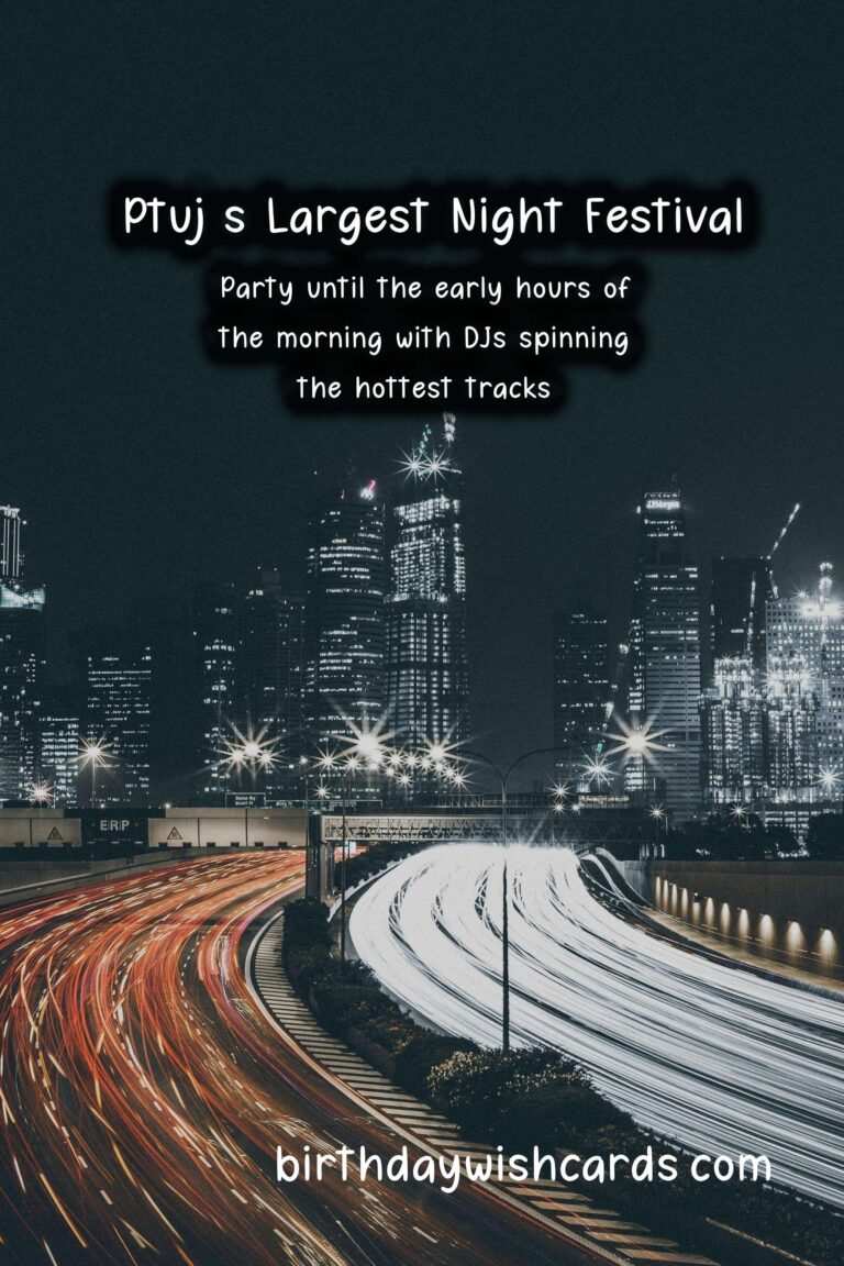 Experience the Excitement at Ptuj’s Largest Night Festival