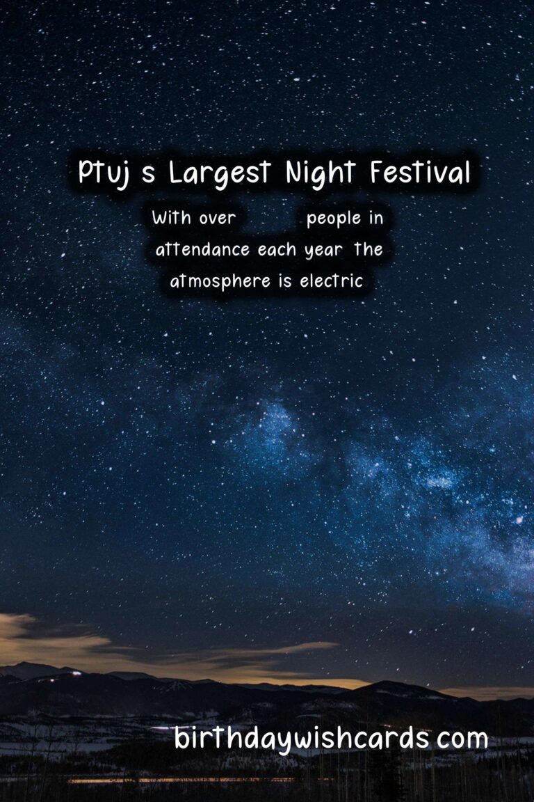 Experience the Excitement at Ptuj’s Largest Night Festival