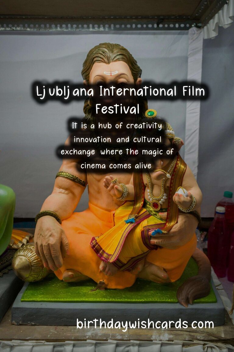 Experience the Magic of Ljubljana International Film Festival Late November