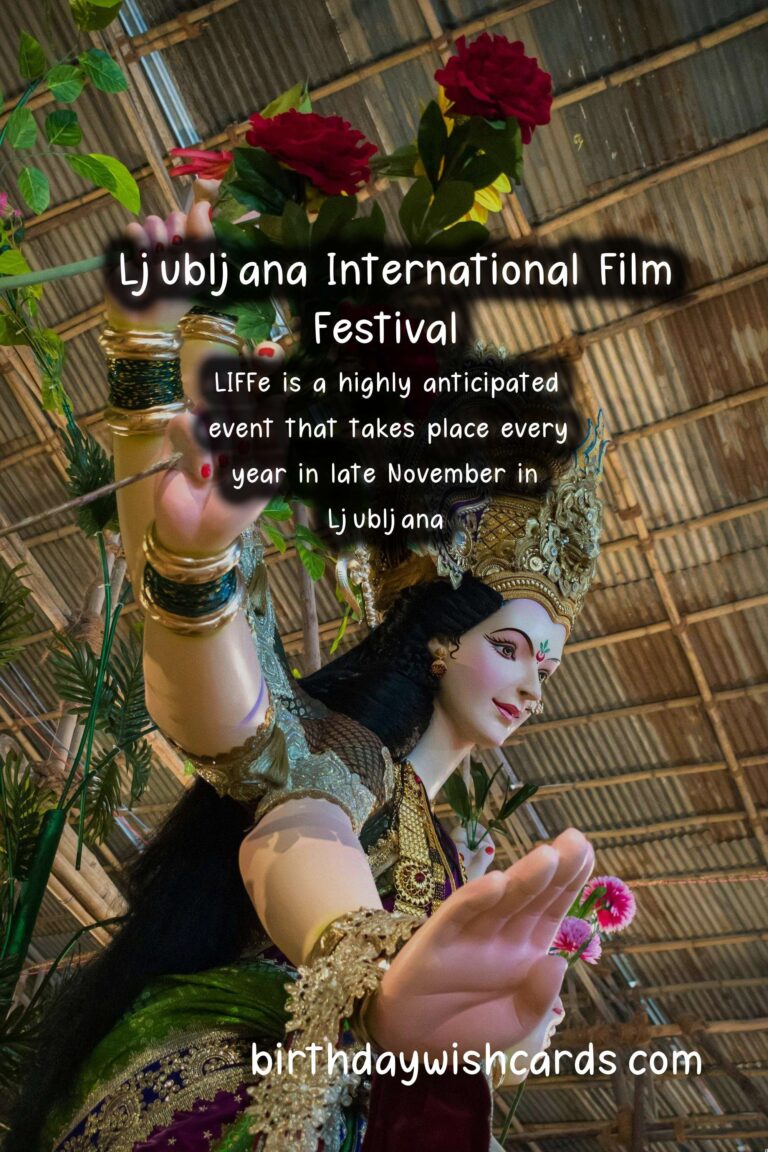 Experience the Magic of Ljubljana International Film Festival Late November