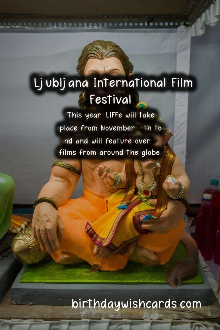 Experience the Magic of Ljubljana International Film Festival Late November