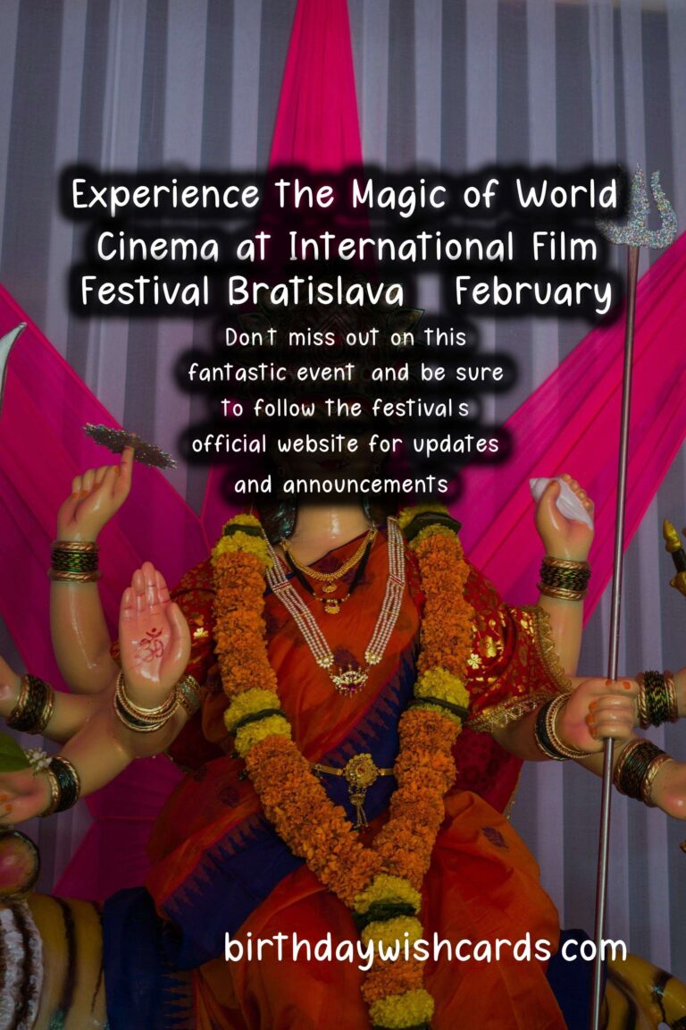 Experience the Magic of World Cinema at International Film Festival Bratislava - February