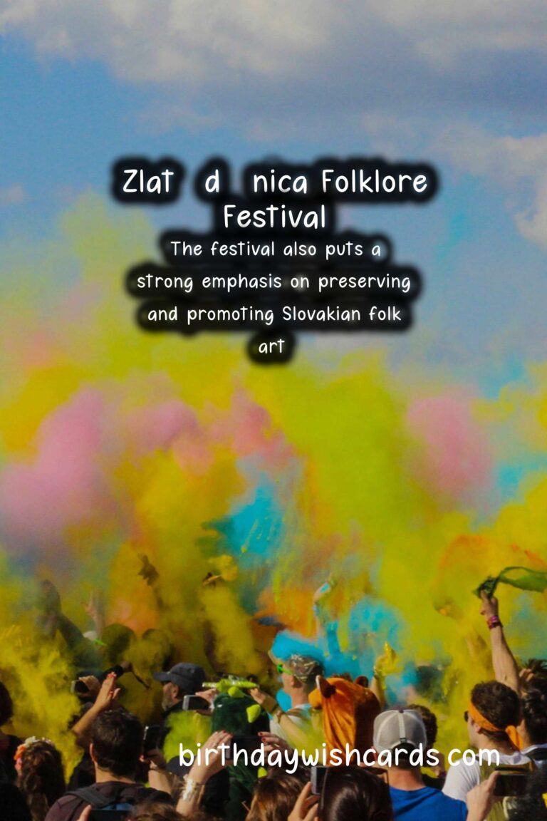 Experience the Vibrant Celebrations at Zlatá dážnica Folklore Festival - August 6