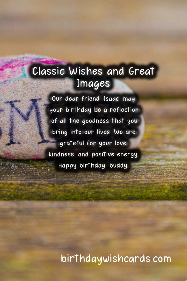 Happy Birthday, Isaac! Classic Wishes and Great Images