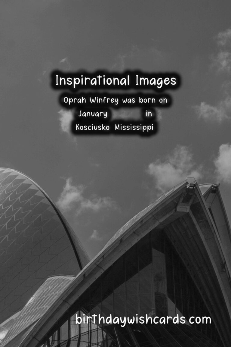 Happy Birthday, Oprah Winfrey: Inspirational Leader Facts and Iconic Images