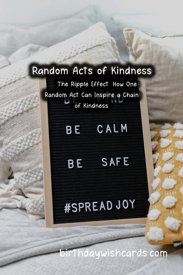 Here are titles for ‘Random Acts of Kindness’