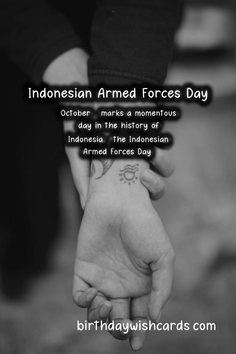 Indonesian Armed Forces Day – A Day to Honor the Brave Men and Women Who Protect Our Nation