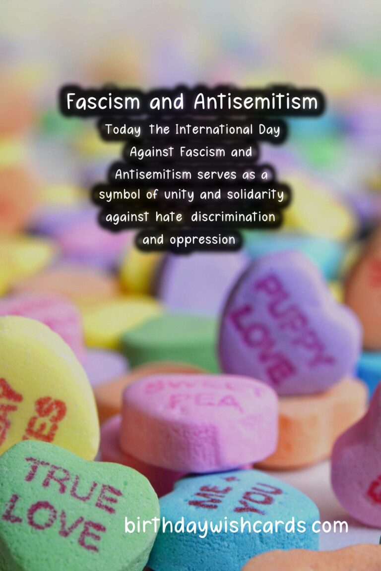International Day Against Fascism and Antisemitism - April 13