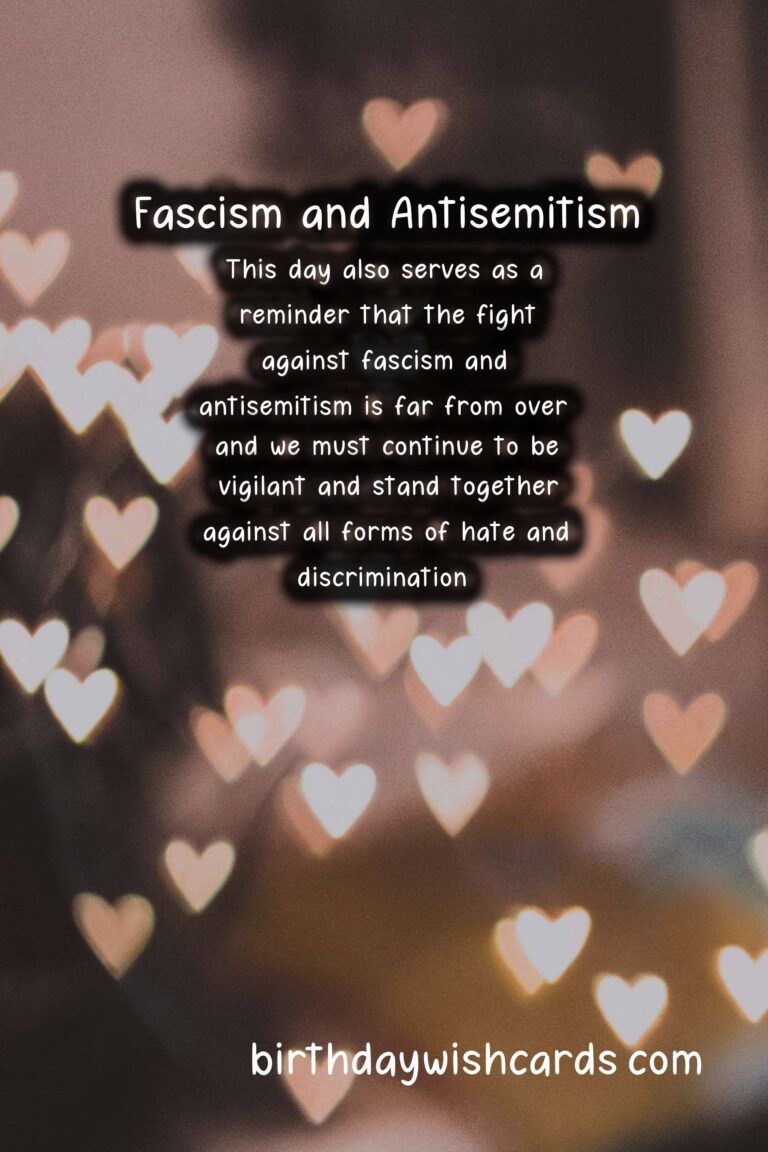 International Day Against Fascism and Antisemitism - April 13