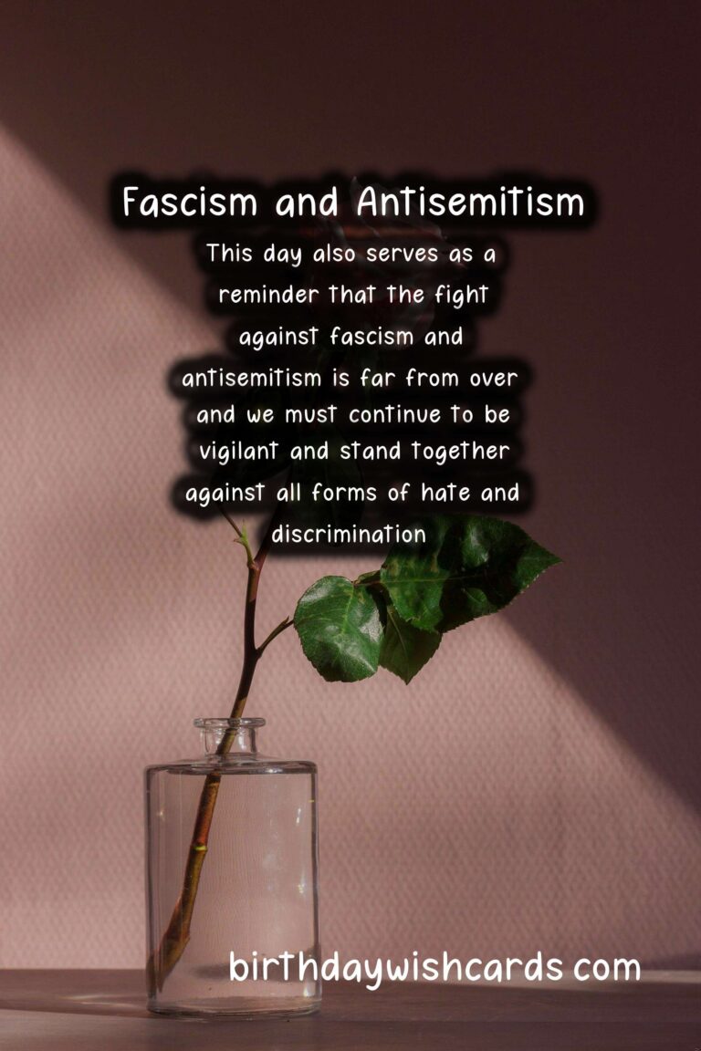International Day Against Fascism and Antisemitism - April 13