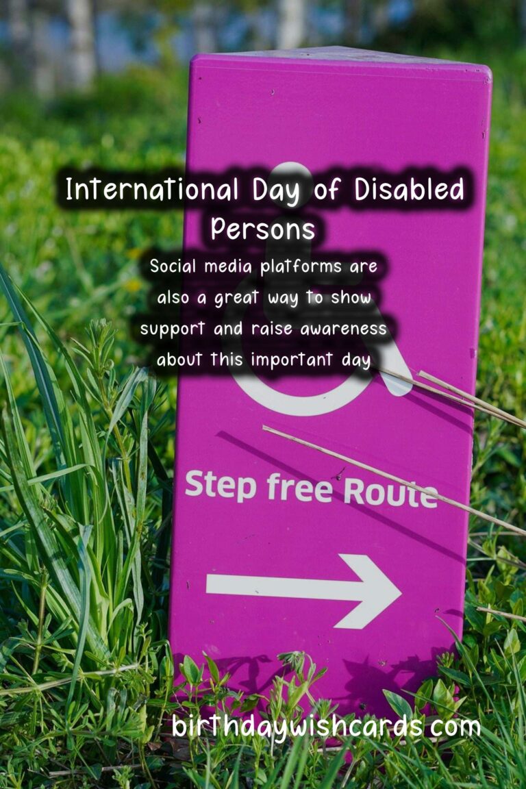 International Day of Disabled Persons: A Celebration of Diversity and Inclusion