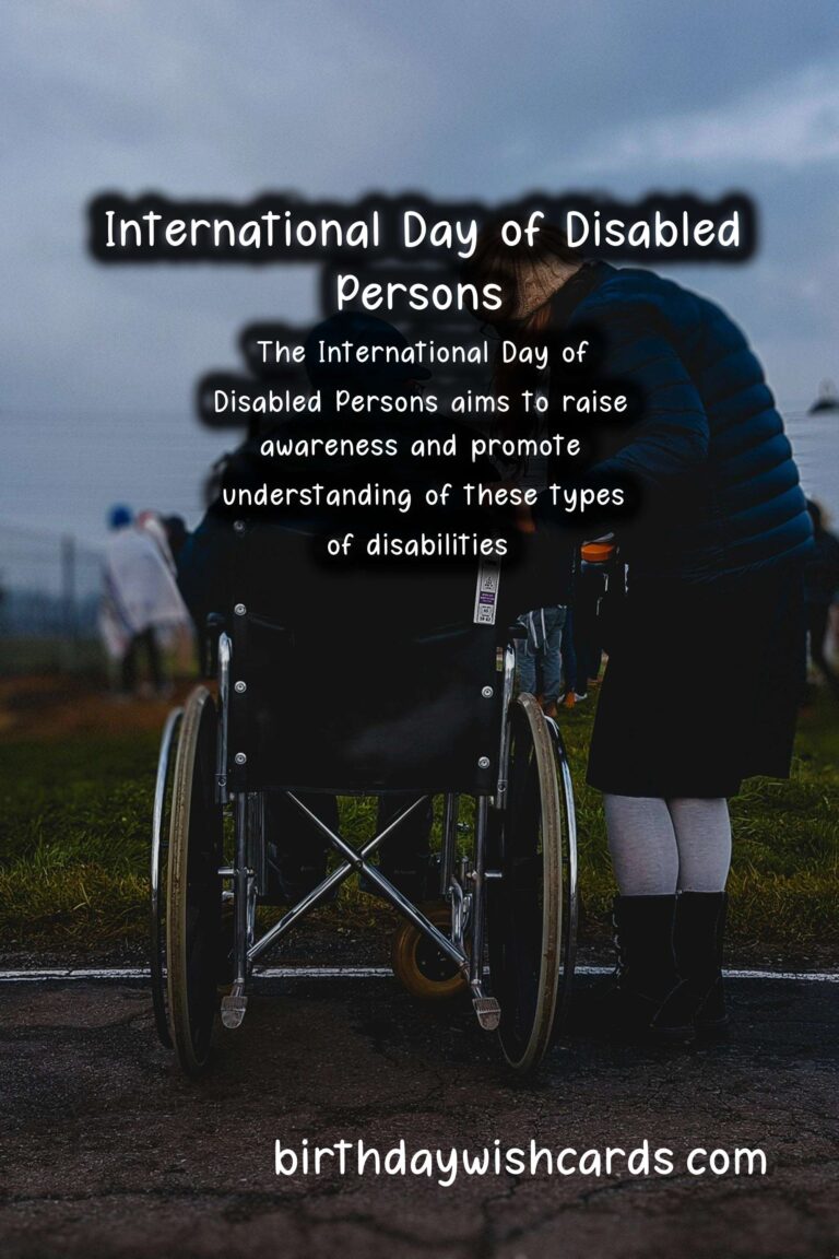 International Day of Disabled Persons: A Celebration of Diversity and Inclusion