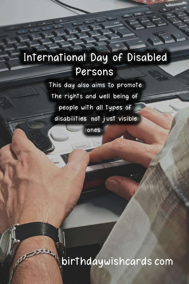 International Day of Disabled Persons: A Celebration of Diversity and Inclusion