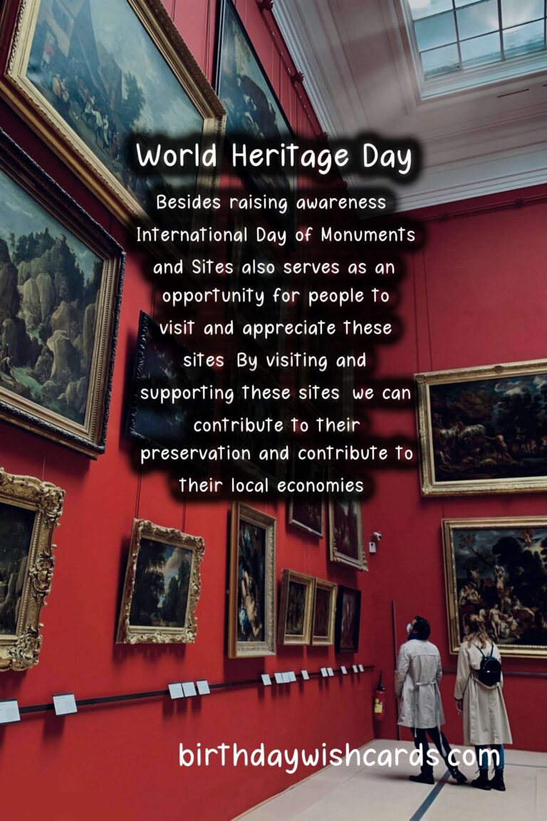 International Day of Monuments and Sites - April 18