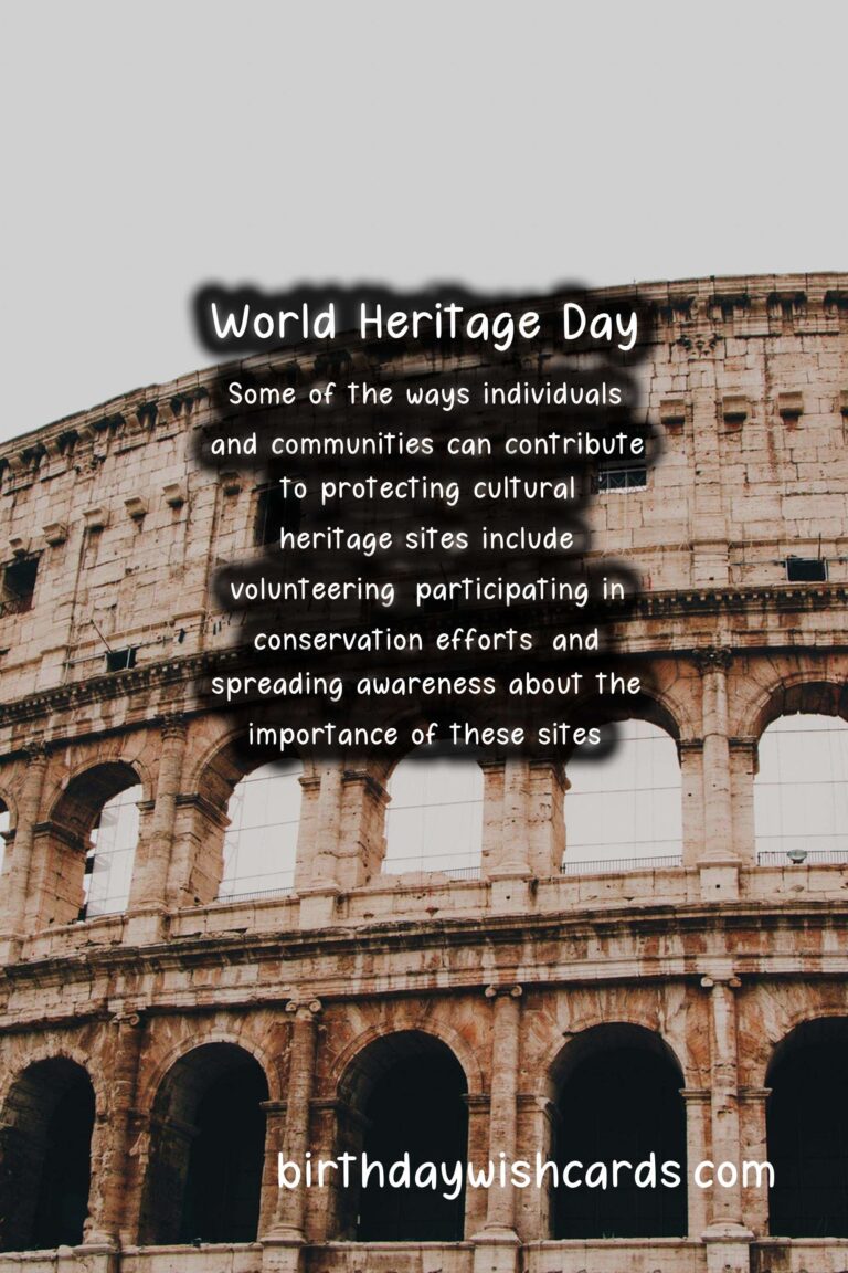 International Day of Monuments and Sites - April 18