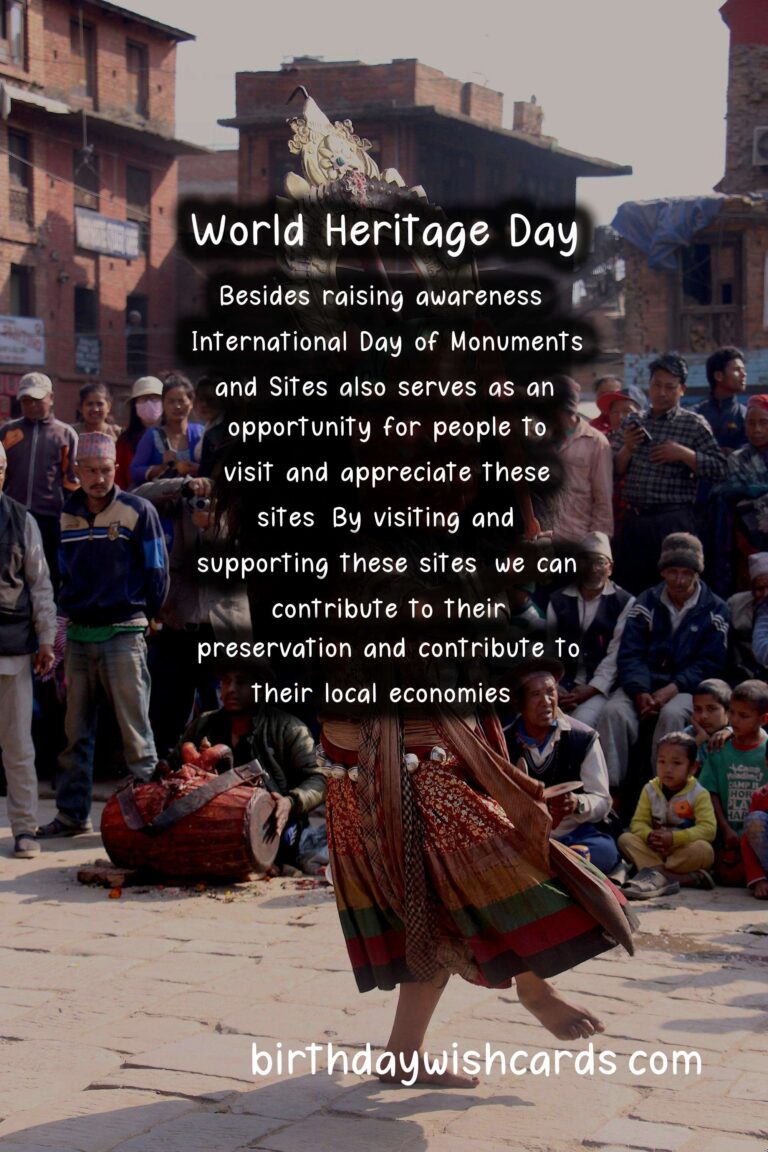 International Day of Monuments and Sites - April 18