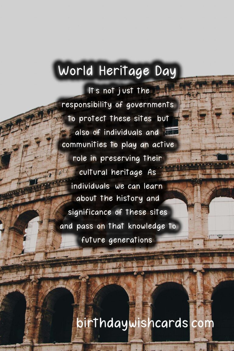 International Day of Monuments and Sites - April 18