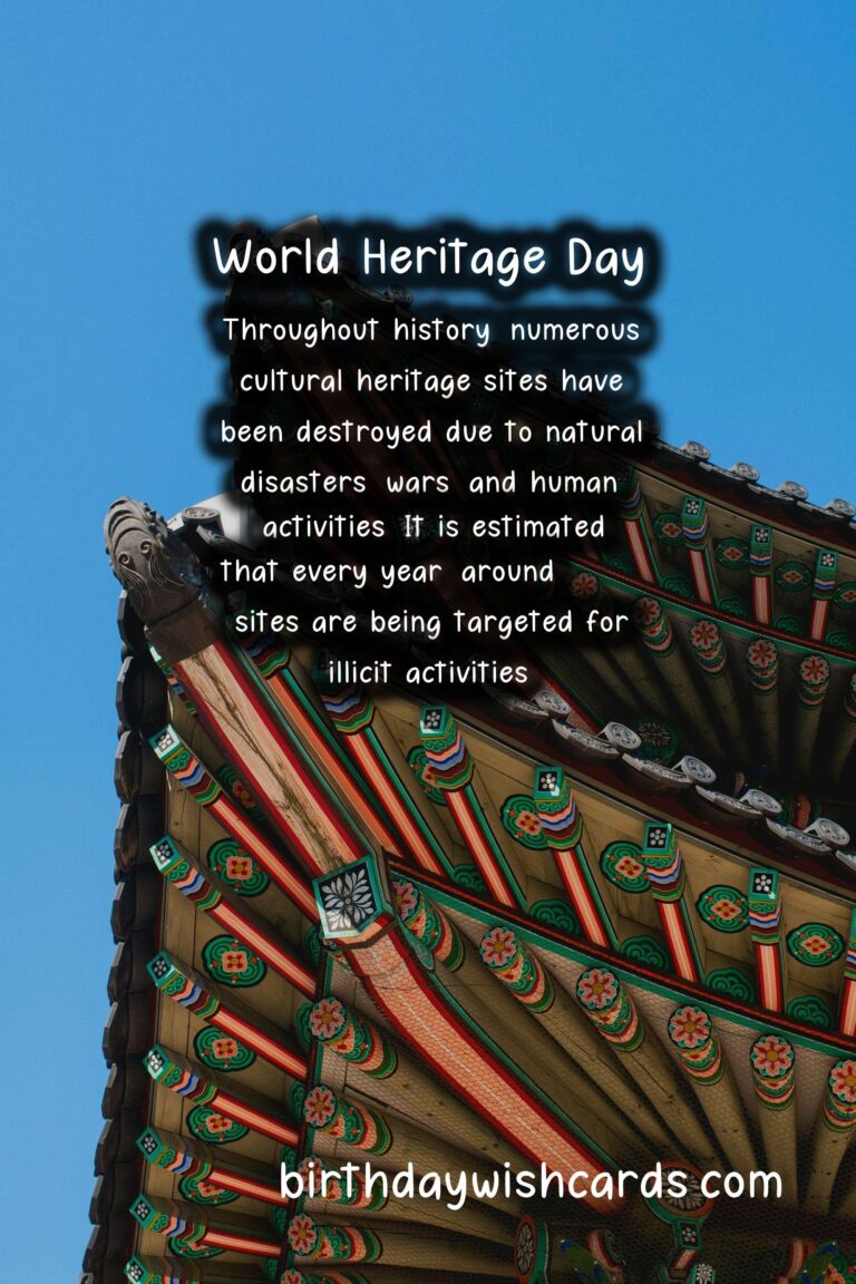 International Day of Monuments and Sites - April 18